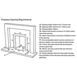 Focal Point Horizon Chrome Rotary Control Inset Gas Full Depth Fire 12 Focal Point Horizon Chrome Rotary Control Inset Gas Full Depth Fire -Underfloor Heating Sales 1056G A4