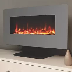 Focal Point Pasadena Grey Remote Control Wall-Mounted Electric Fire 10 Focal Point Pasadena Grey Remote Control Wall-Mounted Electric Fire -Underfloor Heating Sales 107PH A2