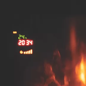 Focal Point Medford Black Remote Control Inset Electric Wall Fire 7 Focal Point Medford Black Remote Control Inset Electric Wall Fire - Image 5