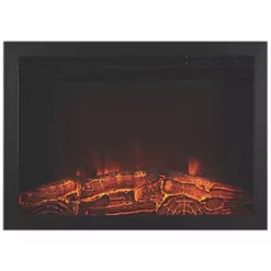 Focal Point Medford Black Remote Control Inset Electric Wall Fire