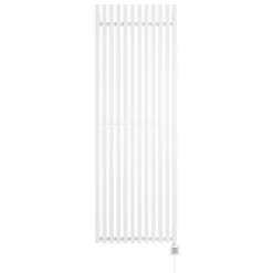 Terma Triga E Wall-Mounted Oil-Filled Radiator Textured White 1000W 580 x 1700mm