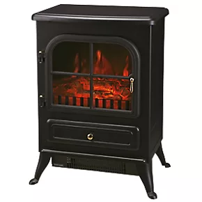 Black Electric Stove Fire 2 Black Electric Stove Fire