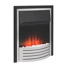 Glen Fulford Stainless Steel / Black Switch Control Plug-In Electric Inset Fire 5 Glen Fulford Stainless Steel / Black Switch Control Plug-In Electric Inset Fire - Image 3