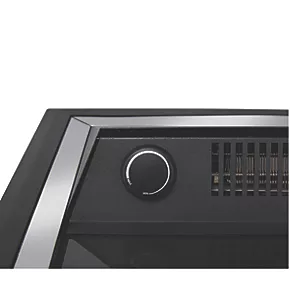 Glen Fulford Stainless Steel / Black Switch Control Plug-In Electric Inset Fire 7 Glen Fulford Stainless Steel / Black Switch Control Plug-In Electric Inset Fire - Image 5