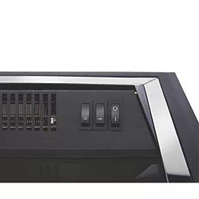 Glen Fulford Stainless Steel / Black Switch Control Plug-In Electric Inset Fire 8 Glen Fulford Stainless Steel / Black Switch Control Plug-In Electric Inset Fire - Image 6