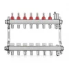 JG Underfloor 7 Port LowFit Underfloor Heating Manifold Brushed Steel 1 JG Underfloor 7 Port LowFit Underfloor Heating Manifold Brushed Steel -Underfloor Heating Sales 167TY P