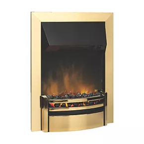 Dimplex Kansas Brass Switch Control Inset Electric Fire 5 Dimplex Kansas Brass Switch Control Inset Electric Fire - Image 3