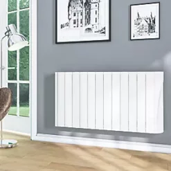 TCP Wall-Mounted Smart Wi-Fi Digital Oil-Filled Electric Radiator White 1500W 8 TCP Wall-Mounted Smart Wi-Fi Digital Oil-Filled Electric Radiator White 1500W -Underfloor Heating Sales 265KR A2