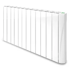 TCP Wall-Mounted Smart Wi-Fi Digital Oil-Filled Electric Radiator White 1500W