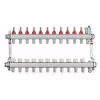 JG Underfloor 11 Port LowFit Underfloor Heating Manifold Brushed Steel 1 JG Underfloor 11 Port LowFit Underfloor Heating Manifold Brushed Steel -Underfloor Heating Sales 289TY P