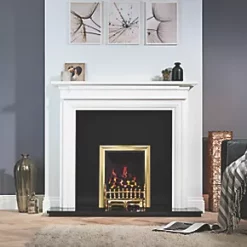 Focal Point Charlottesville Fire Surround White 10 Focal Point Charlottesville Fire Surround White -Underfloor Heating Sales 3110G A4