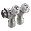 Reliance Valves 2-Port Potable Water Manifold 15mm x ¾" 2 Reliance Valves 2-Port Potable Water Manifold 15mm x ¾" -Underfloor Heating Sales 317TY P