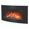 EF830 Black Remote Control Wall-Mounted Electric Fire 2 EF830 Black Remote Control Wall-Mounted Electric Fire -Underfloor Heating Sales 326PK P