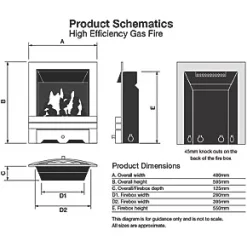 Focal Point Elysee Chrome Rotary Control Inset Gas High Efficiency Fire 11 Focal Point Elysee Chrome Rotary Control Inset Gas High Efficiency Fire -Underfloor Heating Sales 3456G A3