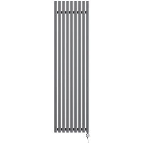 Terma Rolo-Room-E Wall-Mounted Oil-Filled Radiator Grey / Silver 1000W 480 x 1800mm 4 Terma Rolo-Room-E Wall-Mounted Oil-Filled Radiator Grey / Silver 1000W 480 x 1800mm - Image 2