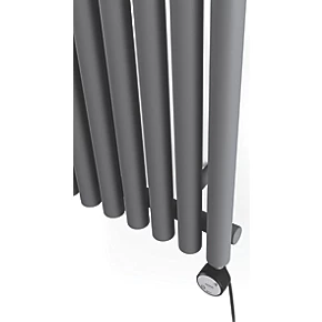 Terma Rolo-Room-E Wall-Mounted Oil-Filled Radiator Grey / Silver 1000W 480 x 1800mm 6 Terma Rolo-Room-E Wall-Mounted Oil-Filled Radiator Grey / Silver 1000W 480 x 1800mm - Image 4