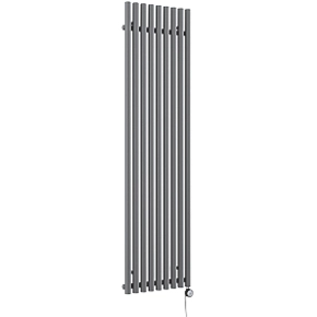 Terma Rolo-Room-E Wall-Mounted Oil-Filled Radiator Grey / Silver 1000W 480 x 1800mm 3 Terma Rolo-Room-E Wall-Mounted Oil-Filled Radiator Grey / Silver 1000W 480 x 1800mm