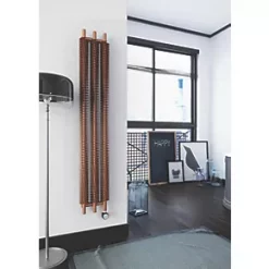 Terma Ribbon VE Wall-Mounted Oil-Filled Radiator Copper 600W 290 x 1800mm -Underfloor Heating Sales 435HR A5