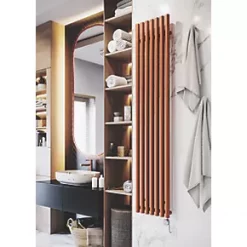 Terma Rolo Wall-Mounted Smart Designer Radiator Copper 800W 10 Terma Rolo Wall-Mounted Smart Designer Radiator Copper 800W -Underfloor Heating Sales 449RH A2