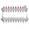 JG Underfloor 9 Port Underfloor Heating Manifold Brushed Steel 2 JG Underfloor 9 Port Underfloor Heating Manifold Brushed Steel -Underfloor Heating Sales 480TY P
