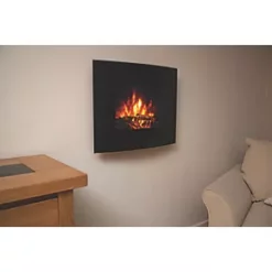 Focal Point Lexington Black Remote Control Wall-Hung Electric Fire 11 Focal Point Lexington Black Remote Control Wall-Hung Electric Fire -Underfloor Heating Sales 487HR A3