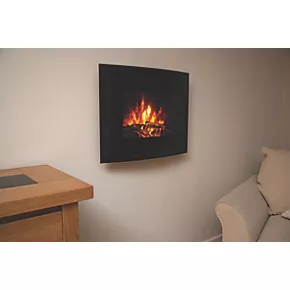 Focal Point Lexington Black Remote Control Wall-Hung Electric Fire 6 Focal Point Lexington Black Remote Control Wall-Hung Electric Fire - Image 4