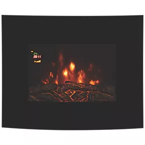 Focal Point Lexington Black Remote Control Wall-Hung Electric Fire 3 Focal Point Lexington Black Remote Control Wall-Hung Electric Fire