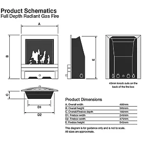 Focal Point Soho Chrome Slide Control Inset Gas Full Depth Fire 6 Focal Point Soho Chrome Slide Control Inset Gas Full Depth Fire - Image 4