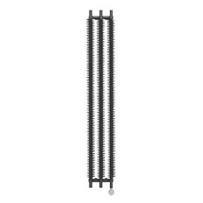 Terma Ribbon VE Wall-Mounted Oil-Filled Radiator Grey / Silver 600W 290 x 1800mm 3 Terma Ribbon VE Wall-Mounted Oil-Filled Radiator Grey / Silver 600W 290 x 1800mm