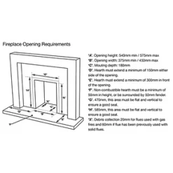 Focal Point Soho Black Rotary Control Inset Gas Full Depth Fire 12 Focal Point Soho Black Rotary Control Inset Gas Full Depth Fire -Underfloor Heating Sales 51362 A4