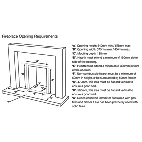 Focal Point Soho Black Rotary Control Inset Gas Full Depth Fire 7 Focal Point Soho Black Rotary Control Inset Gas Full Depth Fire - Image 5