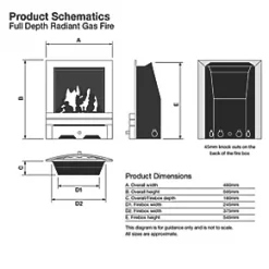 Focal Point Lulworth Stainless Steel Slide Control Inset Gas Full Depth Fire 11 Focal Point Lulworth Stainless Steel Slide Control Inset Gas Full Depth Fire -Underfloor Heating Sales 51507 A3