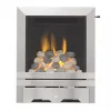 Focal Point Lulworth Stainless Steel Slide Control Inset Gas Full Depth Fire