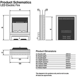 Focal Point Soho Chrome Switch Control Freestanding Electric Fire 10 Focal Point Soho Chrome Switch Control Freestanding Electric Fire -Underfloor Heating Sales 5689G A3