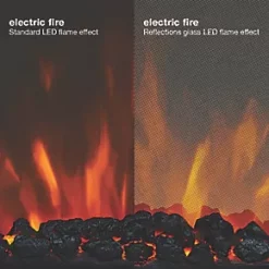 Focal Point Soho Chrome Switch Control Freestanding Electric Fire 11 Focal Point Soho Chrome Switch Control Freestanding Electric Fire -Underfloor Heating Sales 5689G A4