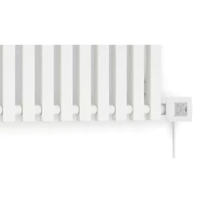 Terma Triga E Wall-Mounted Oil-Filled Radiator Textured White 1000W 1280 x 560mm 6 Terma Triga E Wall-Mounted Oil-Filled Radiator Textured White 1000W 1280 x 560mm - Image 4