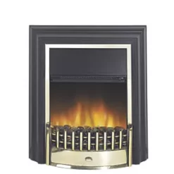 Dimplex Cheriton Brass Switch Control Freestanding Electric Fire