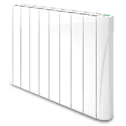 TCP Wall-Mounted Smart Wi-Fi Digital Oil-Filled Electric Radiator White 1000W