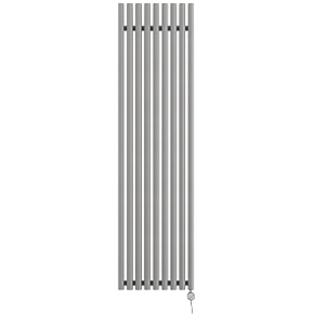 Terma Rolo-Room-E Wall-Mounted Oil-Filled Radiator Grey / Silver 1000W 480 x 1800mm 4 Terma Rolo-Room-E Wall-Mounted Oil-Filled Radiator Grey / Silver 1000W 480 x 1800mm - Image 2