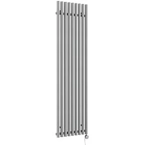 Terma Rolo-Room-E Wall-Mounted Oil-Filled Radiator Grey / Silver 1000W 480 x 1800mm 3 Terma Rolo-Room-E Wall-Mounted Oil-Filled Radiator Grey / Silver 1000W 480 x 1800mm