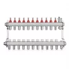 JG Underfloor 11 Port Underfloor Heating Manifold Brushed Steel 1 JG Underfloor 11 Port Underfloor Heating Manifold Brushed Steel -Underfloor Heating Sales 629TY P