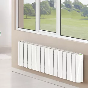 TCP Wall-Mounted Smart Wi-Fi Digital Oil-Filled Electric Radiator White 1.3kW 4 TCP Wall-Mounted Smart Wi-Fi Digital Oil-Filled Electric Radiator White 1.3kW - Image 2