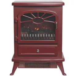 Focal Point ES2000 Burgundy Electric Stove -Underfloor Heating Sales 706HR A2