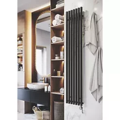 Terma Rolo Wall-Mounted Smart Designer Radiator Heban Black 800W 10 Terma Rolo Wall-Mounted Smart Designer Radiator Heban Black 800W -Underfloor Heating Sales 760RH A2