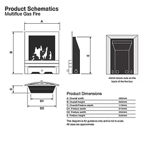 Focal Point Lulworth Stainless Steel Rotary Control Inset Gas Multiflue Fire 6 Focal Point Lulworth Stainless Steel Rotary Control Inset Gas Multiflue Fire - Image 4