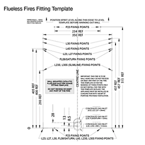 Focal Point Ebony Black Rotary Control Gas Wall-Mounted Flueless Fire 6 Focal Point Ebony Black Rotary Control Gas Wall-Mounted Flueless Fire - Image 5