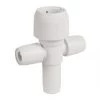 Hep2O Plastic Push-Fit Reducing 2 Port Closed Spigot Manifold 22 x 10mm 2 Hep2O Plastic Push-Fit Reducing 2 Port Closed Spigot Manifold 22 x 10mm -Underfloor Heating Sales 8303F P