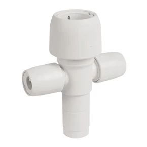 Hep2O Plastic Push-Fit Reducing 2 Port Closed Spigot Manifold 22 x 10mm 3 Hep2O Plastic Push-Fit Reducing 2 Port Closed Spigot Manifold 22 x 10mm