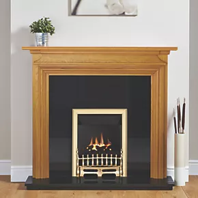 Focal Point Blenheim Brass Rotary Control Inset Gas High Efficiency Fire 4 Focal Point Blenheim Brass Rotary Control Inset Gas High Efficiency Fire - Image 2