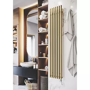 Terma Rolo Wall-Mounted Smart Designer Radiator Brass 800W 5 Terma Rolo Wall-Mounted Smart Designer Radiator Brass 800W - Image 3
